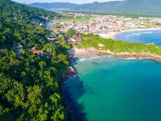 Obraz premium aerial view of the island