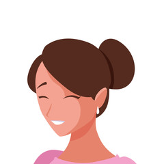 beautiful young woman character