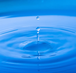 Naklejka na ściany i meble blue water drop