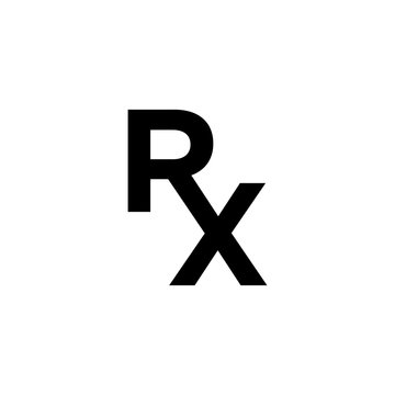 Rx pharmacy icon