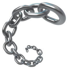 Obraz premium Chain Metal Shrinking