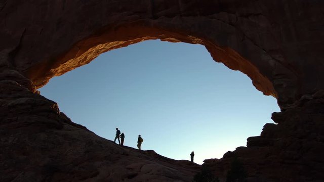 Arch in a park