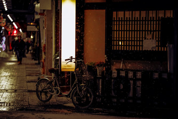 old bicycle in Japan