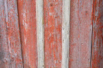 Naklejka premium Old barn siding with peeling paint