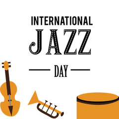 International Jazz Day Vector Template Design Illustration