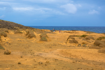 Green beach Hawaii big island view