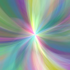 Obraz premium Abstract fractal star explosion with shiny gloss. Multicolored background.