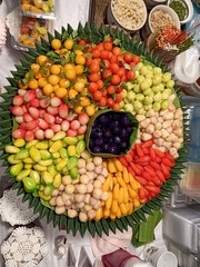 Thai desserts are sold in front of Thai rural restaurants.4