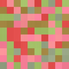 abstract colorful seamless geometric texture background with 100 rectangular squares in mosaic pattern. can be used for clothes fabric garment fashion graphic or concept design.