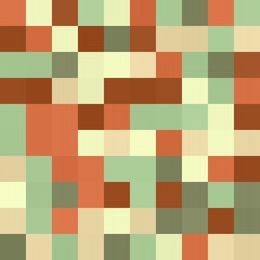 abstract colorful seamless geometric texture background with 100 rectangular squares in mosaic pattern. can be used for clothes fabric garment fashion graphic or concept design.