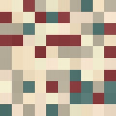 abstract colorful seamless geometric texture background with 100 rectangular squares in mosaic pattern. can be used for clothes fabric garment fashion graphic or concept design.