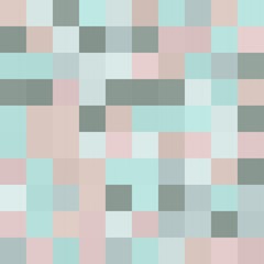 abstract colorful seamless geometric texture background with 100 rectangular squares in mosaic pattern. can be used for clothes fabric garment fashion graphic or concept design.