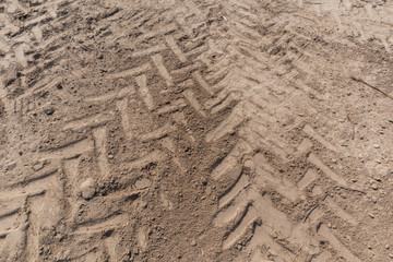 empty dirt field on sunny day at Thailand