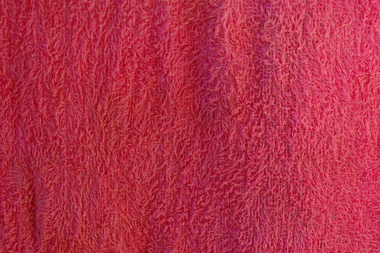 texture of red fabric