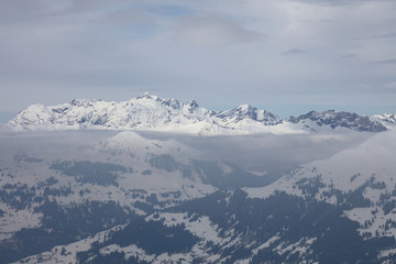 Fototapeta na wymiar Berge um Davos / Mountains around Davos