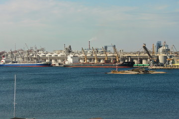 ship in port