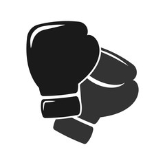 Boxing gloves icon. Boxing symbol. Linear style sign for mobile concept and web design. Box gloves symbol logo illustration.