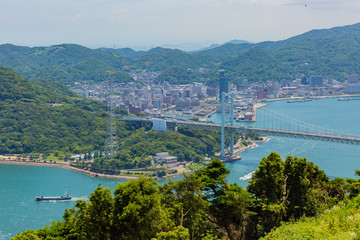 Naklejka premium 関門橋