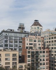 Fototapeta na wymiar Buildings in Dumbo, Brooklyn, New York, USA