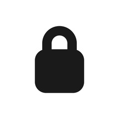 Lock icon. Padlock icon symbolizes security and privacy. Icon illustration for website, app and UI.