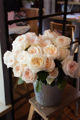 bouquet of flowers in the floristry shop wedding salon