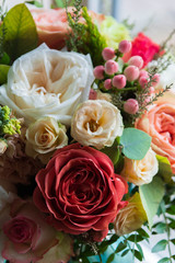 bouquet of flowers in the floristry shop wedding salon