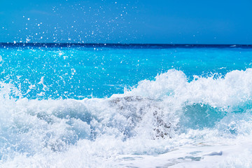 Fototapeta premium Wild sea in Lefkas