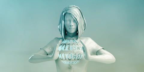 Foreign Exchange with Hispanic Businesswoman