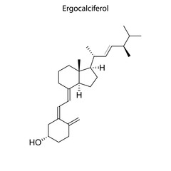 Skeletal formula of molecule.