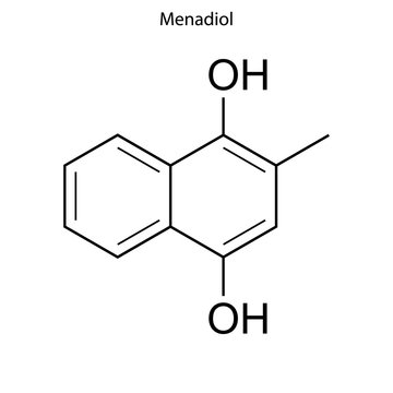 Skeletal formula of molecule.