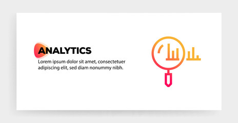 ANALYTICS ICON CONCEPT
