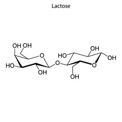 Skeletal formula of chemical molecule.