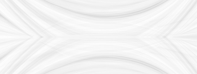 Graphic symmetrical pattern for wallpaper and packaging for various purposes. The background is gray and white with a gradient texture of stripes, lines, waves and geometric shapes.