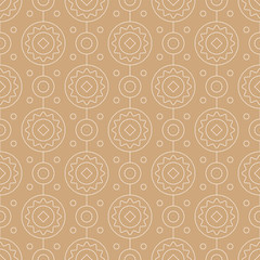 Seamless geometric pattern, elegant and repeatable tiles