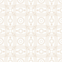 Seamless geometric pattern, elegant and repeatable tiles
