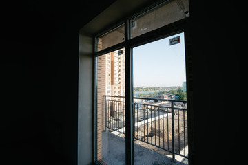 Interior finishing work in the room