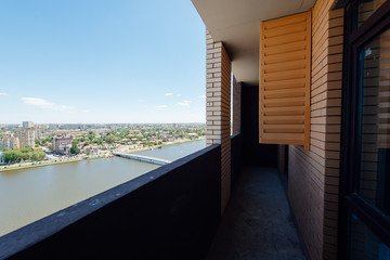 Interior finishing work in the room