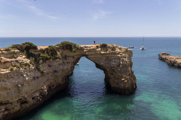 Fototapeta premium Albandeira beach in Algarve (Portugal)