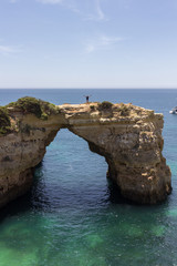 Fototapeta premium Albandeira beach in Algarve (Portugal)