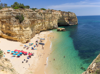 Marinha Beach in Algarve (Portugal)