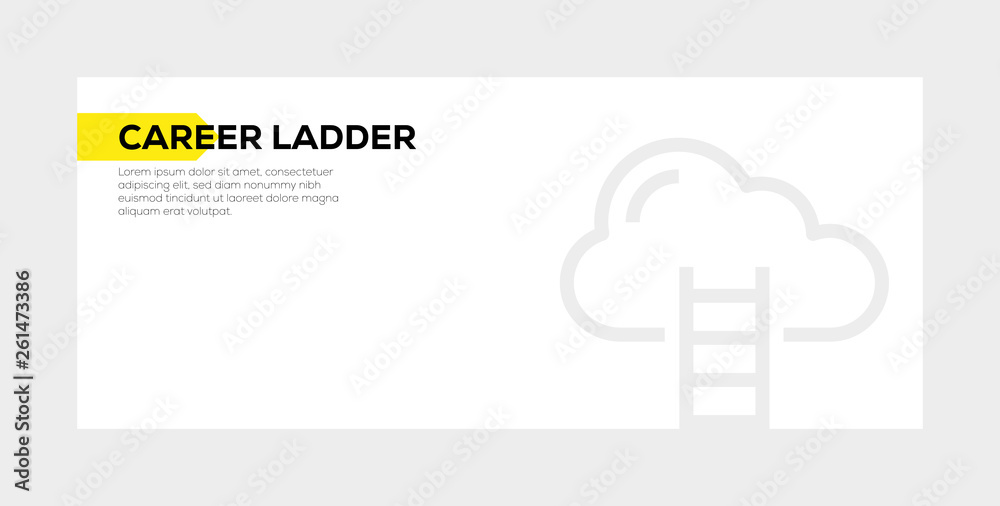 Sticker CAREER LADDER BANNER CONCEPT