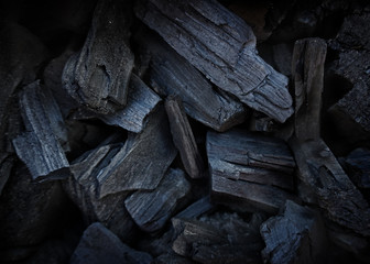 black charcoal background.