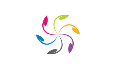 Abstract flower icon