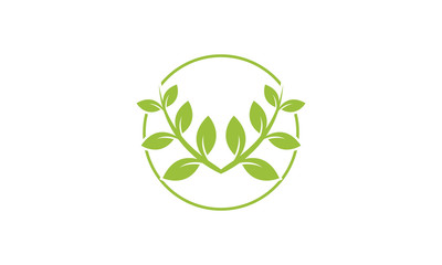 Abstract leaf icon