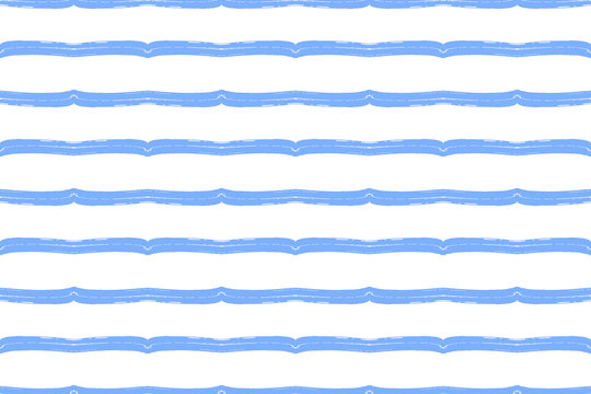 Seamless pattern with blue waves, grungy background.