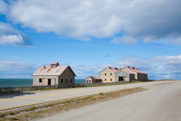 San Gregorio townscape, Punta Delgada, Chile landmark