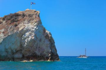 Fototapeta na wymiar Santorini seas