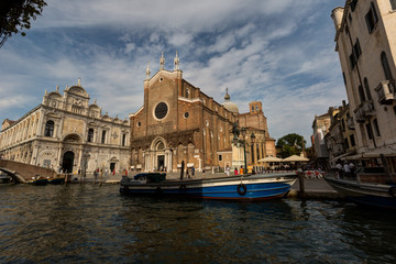 Fototapeta na wymiar San Giovanni e Paolo and Scuola Grande di San Marco