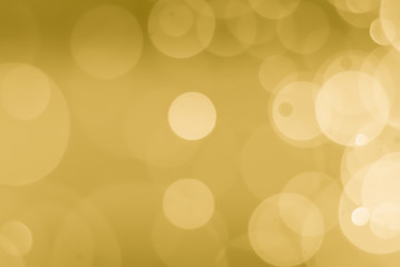 abstract golden background with light bokeh effect