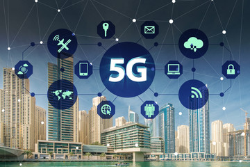 5g internet concept in technology concept